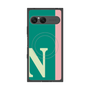 プレミアムスクエアケース with SnapMag［ オリジナル - initial color line - N green ］