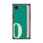プレミアムスクエアケース with SnapMag［ オリジナル - initial color line - O green ］