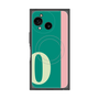 プレミアムスクエアケース with SnapMag［ オリジナル - initial color line - O green ］