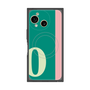 プレミアムスクエアケース with SnapMag［ オリジナル - initial color line - O green ］