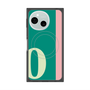 プレミアムスクエアケース with SnapMag［ オリジナル - initial color line - O green ］