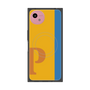 プレミアムスクエアケース with SnapMag［ オリジナル - initial color line - P orange ］