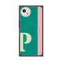 プレミアムスクエアケース with SnapMag［ オリジナル - initial color line - P green ］