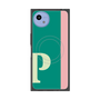 プレミアムスクエアケース with SnapMag［ オリジナル - initial color line - P green ］