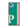 プレミアムスクエアケース with SnapMag［ オリジナル - initial color line - P green ］