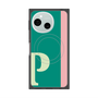 プレミアムスクエアケース with SnapMag［ オリジナル - initial color line - P green ］