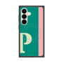 プレミアムスクエアケース with SnapMag［ オリジナル - initial color line - P green ］