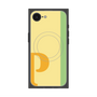 プレミアムスクエアケース with SnapMag［ オリジナル - initial color line - P yellow ］