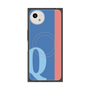 プレミアムスクエアケース with SnapMag［ オリジナル - initial color line - Q blue ］