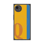 プレミアムスクエアケース with SnapMag［ オリジナル - initial color line - Q orange ］