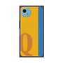 プレミアムスクエアケース with SnapMag［ オリジナル - initial color line - Q orange ］