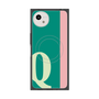 プレミアムスクエアケース with SnapMag［ オリジナル - initial color line - Q green ］