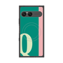 プレミアムスクエアケース with SnapMag［ オリジナル - initial color line - Q green ］