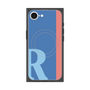 プレミアムスクエアケース with SnapMag［ オリジナル - initial color line - R blue ］