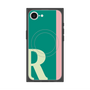 プレミアムスクエアケース with SnapMag［ オリジナル - initial color line - R green ］
