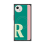 プレミアムスクエアケース with SnapMag［ オリジナル - initial color line - R green ］