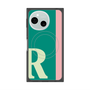 プレミアムスクエアケース with SnapMag［ オリジナル - initial color line - R green ］