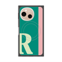 プレミアムスクエアケース with SnapMag［ オリジナル - initial color line - R green ］