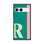プレミアムスクエアケース with SnapMag［ オリジナル - initial color line - R green ］