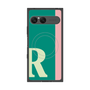 プレミアムスクエアケース with SnapMag［ オリジナル - initial color line - R green ］