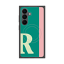 プレミアムスクエアケース with SnapMag［ オリジナル - initial color line - R green ］
