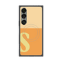 プレミアムスクエアケース with SnapMag［ オリジナル - initial two tone - S orange ］