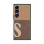 プレミアムスクエアケース with SnapMag［ オリジナル - initial two tone - S brown ］