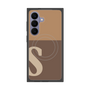 プレミアムスクエアケース with SnapMag［ オリジナル - initial two tone - S brown ］