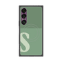 プレミアムスクエアケース with SnapMag［ オリジナル - initial two tone - S green ］