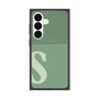 プレミアムスクエアケース with SnapMag［ オリジナル - initial two tone - S green ］