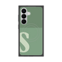 プレミアムスクエアケース with SnapMag［ オリジナル - initial two tone - S green ］