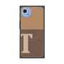 プレミアムスクエアケース with SnapMag［ オリジナル - initial two tone - T brown ］