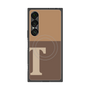 プレミアムスクエアケース with SnapMag［ オリジナル - initial two tone - T brown ］