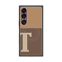 プレミアムスクエアケース with SnapMag［ オリジナル - initial two tone - T brown ］