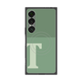 プレミアムスクエアケース with SnapMag［ オリジナル - initial two tone - T green ］