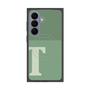 プレミアムスクエアケース with SnapMag［ オリジナル - initial two tone - T green ］