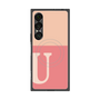 プレミアムスクエアケース with SnapMag［ オリジナル - initial two tone - U pink ］