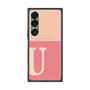 プレミアムスクエアケース with SnapMag［ オリジナル - initial two tone - U pink ］