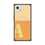 プレミアムスクエアケース with SnapMag［ オリジナル - initial two tone - A orange ］