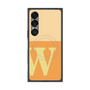 プレミアムスクエアケース with SnapMag［ オリジナル - initial two tone - W orange ］