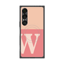 プレミアムスクエアケース with SnapMag［ オリジナル - initial two tone - W pink ］