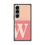 プレミアムスクエアケース with SnapMag［ オリジナル - initial two tone - W pink ］
