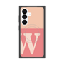 プレミアムスクエアケース with SnapMag［ オリジナル - initial two tone - W pink ］