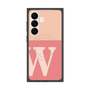 プレミアムスクエアケース with SnapMag［ オリジナル - initial two tone - W pink ］