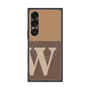 プレミアムスクエアケース with SnapMag［ オリジナル - initial two tone - W brown ］