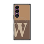 プレミアムスクエアケース with SnapMag［ オリジナル - initial two tone - W brown ］