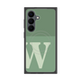 プレミアムスクエアケース with SnapMag［ オリジナル - initial two tone - W green ］