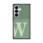 プレミアムスクエアケース with SnapMag［ オリジナル - initial two tone - W green ］