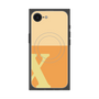 プレミアムスクエアケース with SnapMag［ オリジナル - initial two tone - X orange ］