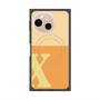プレミアムスクエアケース with SnapMag［ オリジナル - initial two tone - X orange ］